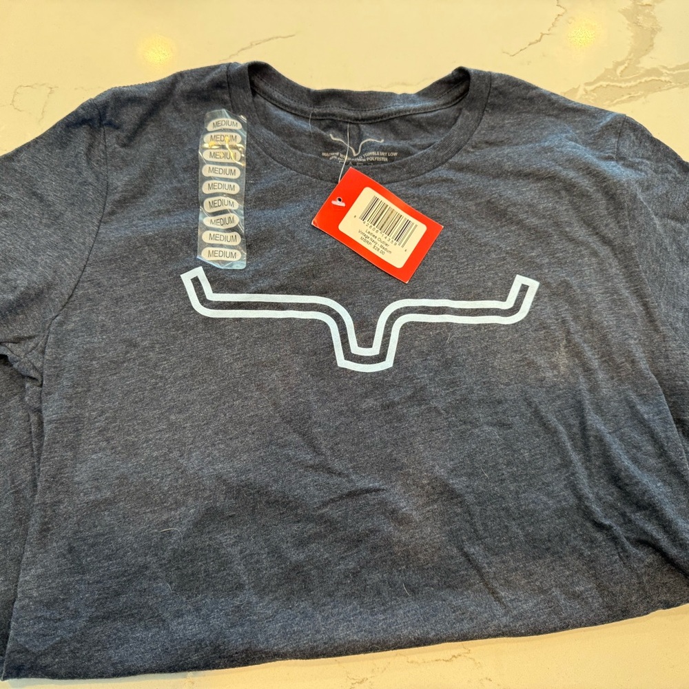 Kimes Ranch Charcoal Tee with White Logo